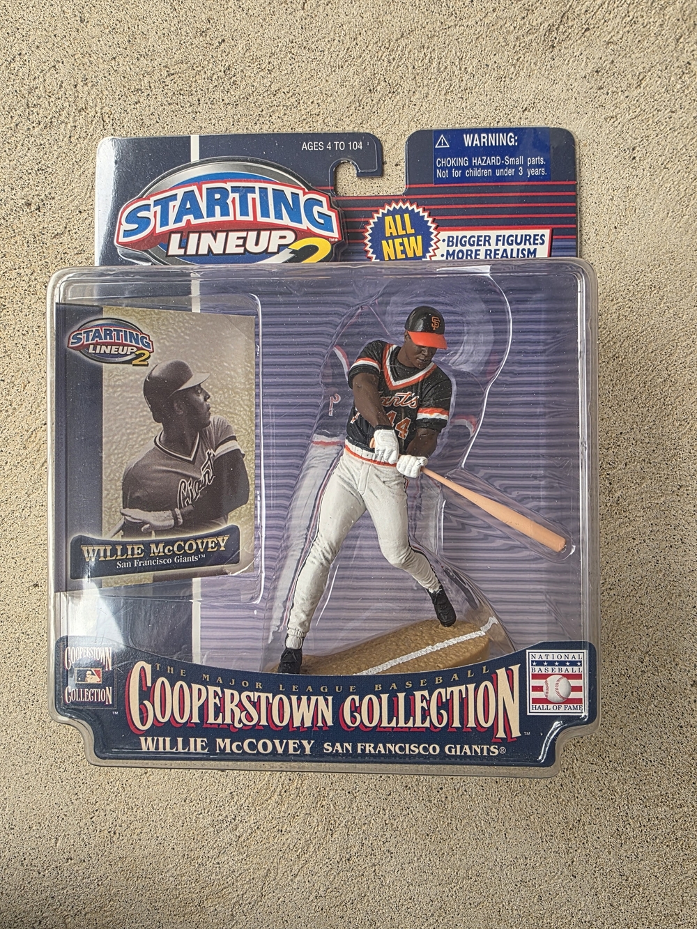 WILLIE McCOVEY STARTING LINEUP 2 COOPERSTOWN COLLECTION FIGURE